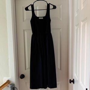 We are Amma Illusion Dress Nursing Breastfeeding Maternity Friendly Black Medium